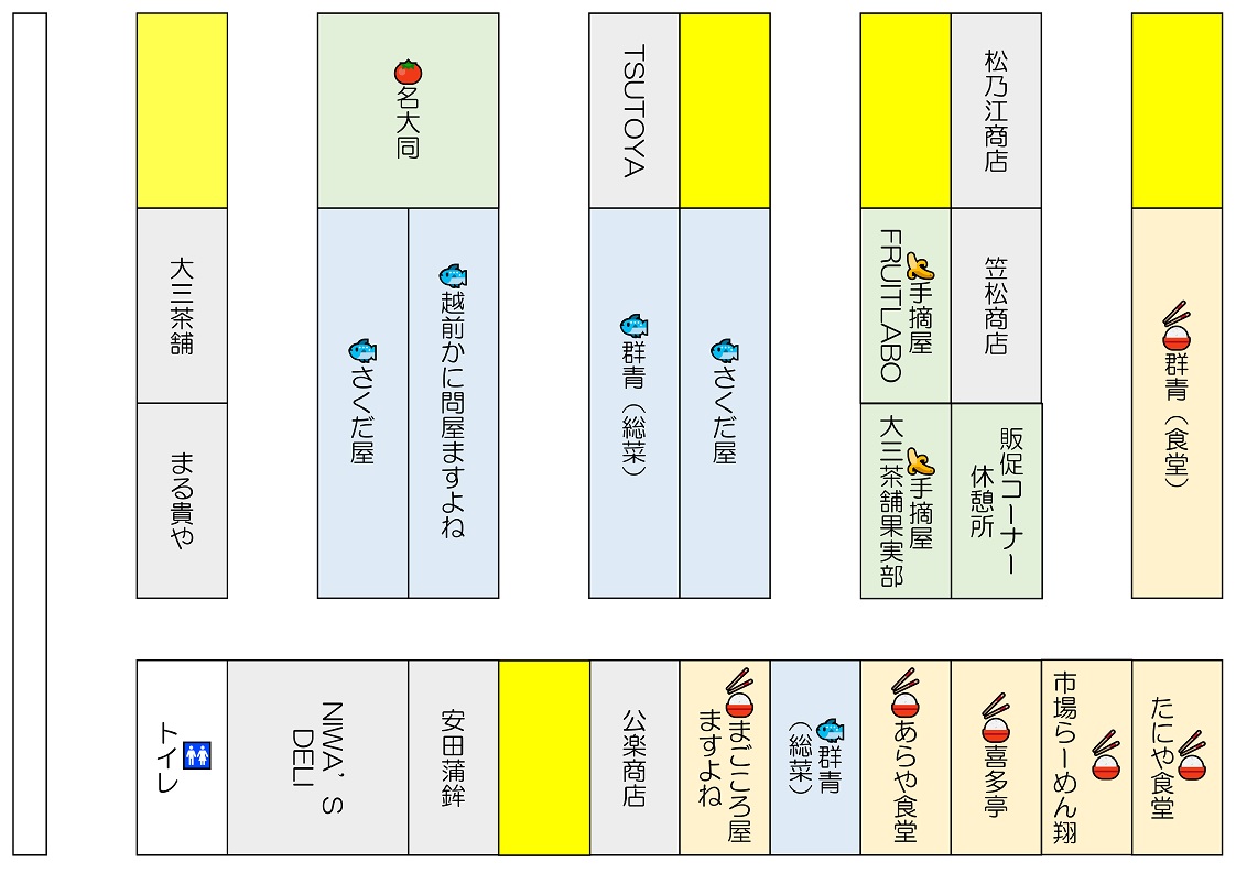 ふくい鮮いちばMAP